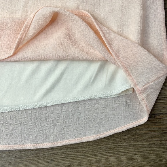 Lulu’s Kiss the Girl Peach Off-the-Shoulder Shift Dress, size medium - Picture 8 of 10